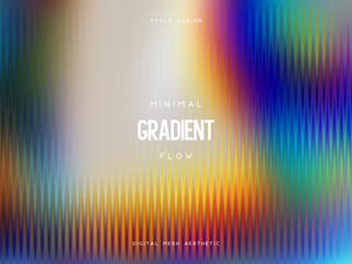 Minimal gradient mesh background with smooth color flow and vibrant vertical stripes. Abstract vector design for digital art, UI, posters, and modern creative use.