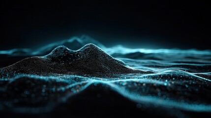Abstract digital landscape