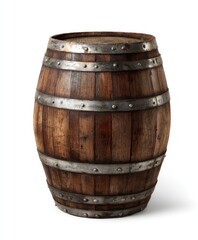 Aged wooden barrel (2)