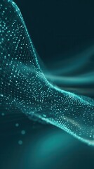 Abstract teal digital design background