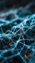 Abstract digital network pattern