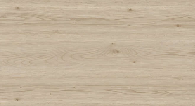 Natural light beige wood grain texture. Detailed wood grain pattern with knots. Interior design material. Seamless wood texture for use in design projects.