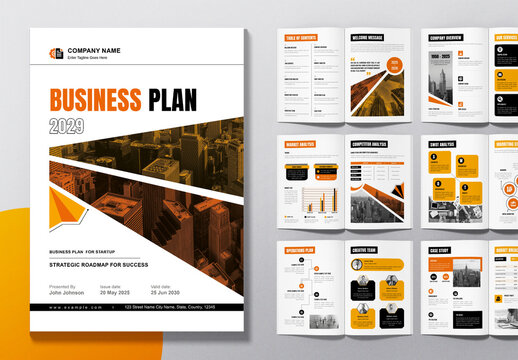 Business Plan Template Layout