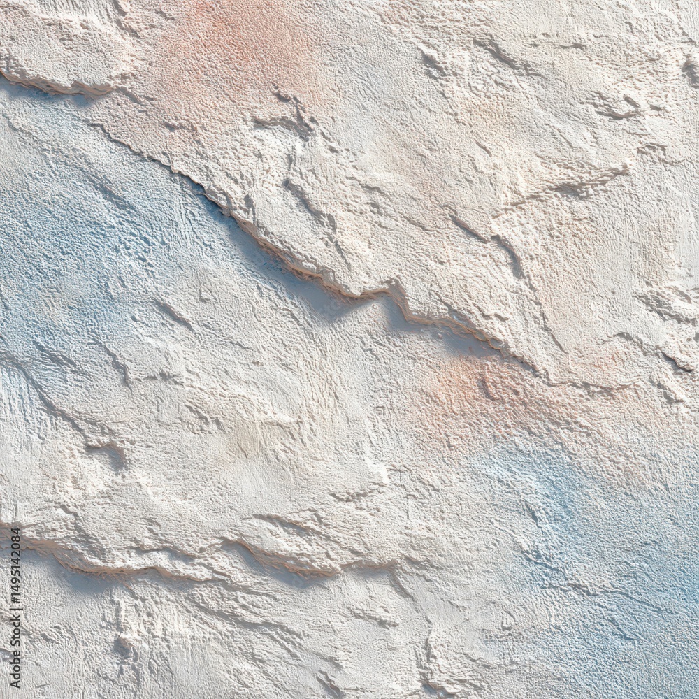Aufkleber close up of subtle eggshell paint texture on wall surface