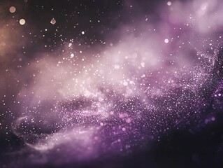 Obraz premium Purple Galaxy Dust