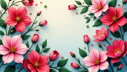 Fototapeta premium Intricate, flowing floral pattern; blossoms seamlessly blend , seamless, purple