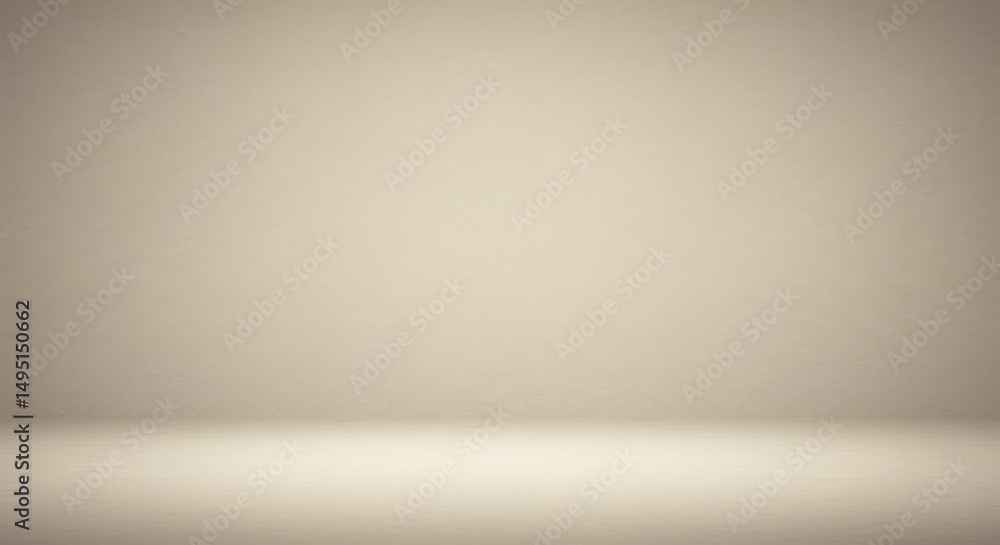 Poster subtle beige gradient background versatile studio backdrop for product photography and graphic desig