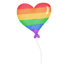 Pride Heart Shape Balloon