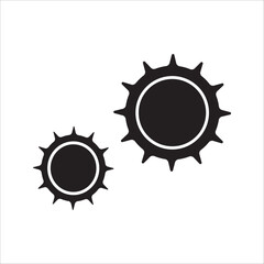 Setting Icon Vector. Cog Settings Icon Symbol