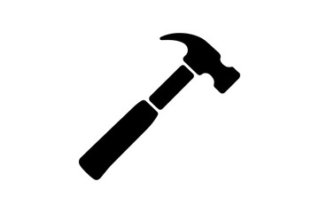 Hammer tool icon construction carpentry equipment