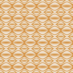 seamless pattern abstract geometric background retro ogee 70s mid-century modern graphic design print