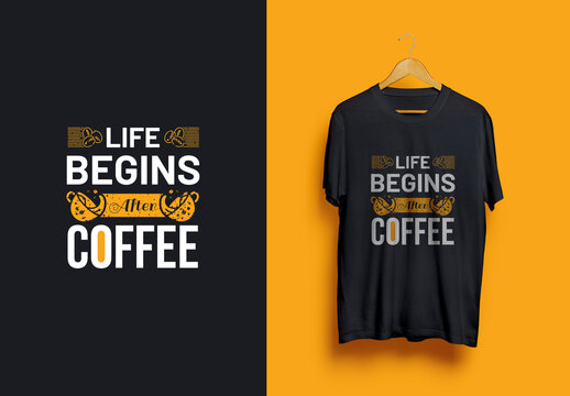 Coffee T Shirt Design