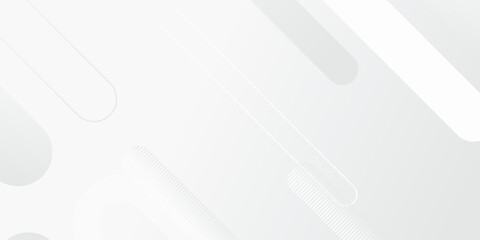 Minimalist White Background Design with Subtle Abstract Geometric Shapes