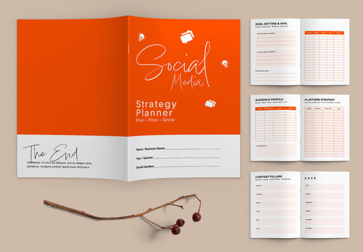 Impact Social Media Strategy Planner Template