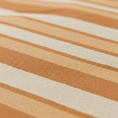Fototapeta premium Beige Cream Striped Towel Fabric Texture