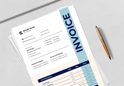 Invoice Template Layout