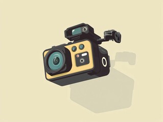 Fototapeta premium Retro Action Camera