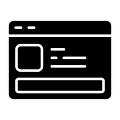 Obraz premium Landing Page Icon