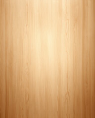 Warm light reflects beautifully on the smooth, clean surface of a natural wood panel showing the elegant grain texture and pattern of the material itself.