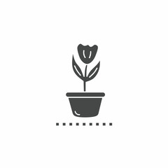 Vector. Flower symbol. Icon symbol design template.