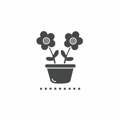 Vector. Flower symbol. Icon symbol design template.