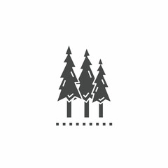 Fototapeta premium Vector. Pine tree symbol. Icon symbol design template.