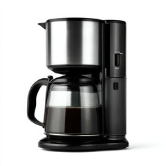 Brewing Perfection Sleek Black Coffee Maker