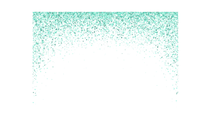 Abstract Image of Gradient Green Dots Scattered Across White Background