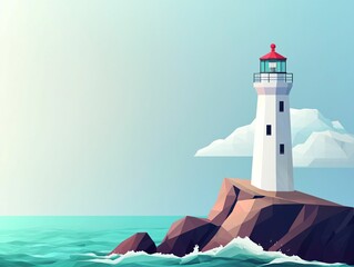 Lighthouse Seascape
