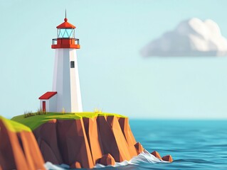 Low Poly Lighthouse