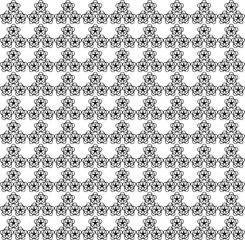 Beautiful flower art and mandala vector design