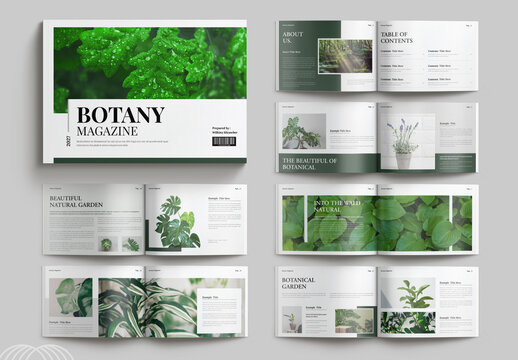 Botany Magazine Landscape Layout