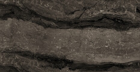 Premium Quality Polished Brown and black Marble Slab with Rich Veins, Ideal for Elegant Interior Designs. 3D Illustrations. Mockup. 3D Rendering