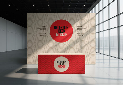 Reception Branding Mockup for Creative Design and Branding Projects