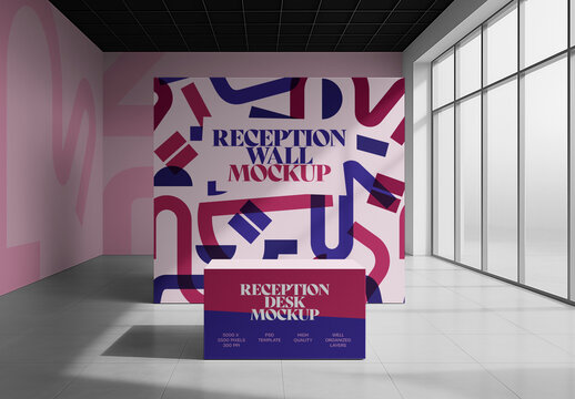 Reception Branding Mockup for Creative Design and Branding Projects