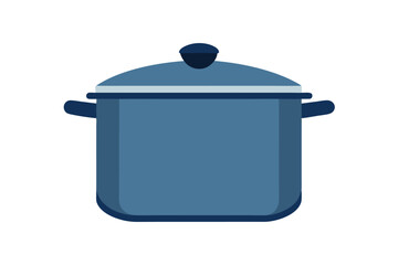 blue pot vector