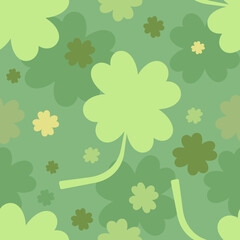 Clover dreams dancing in shades of green.