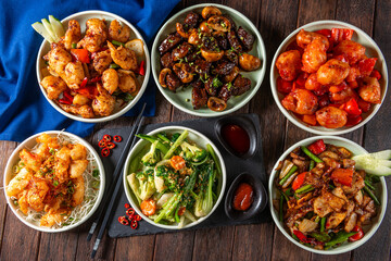Assorted Chinese Dishes