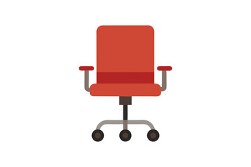 Fototapeta premium red office chair