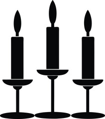 candlestick with candles