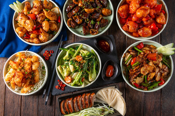 Assorted Chinese Dishes