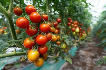Professional analysis of tomato crop under daylight