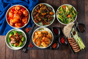 Assorted Chinese Dishes