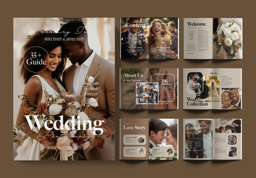 Wedding Photography Portfolio Layout Template