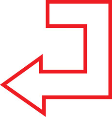 Drection arrow Vector sign, symbol, icon best vector Design.