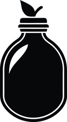 vector illustration of a bottle