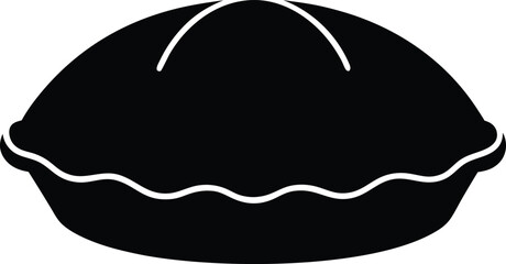 vector illustration of a chocolate cake