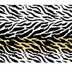 tiger fur texture vector design illustration 
