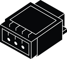 black and white box with jewelry