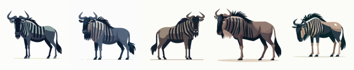 Vector of a Wildebeest